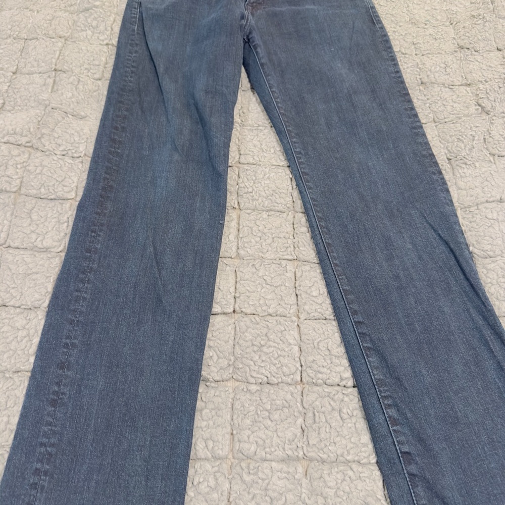 7 For All Mankind Dark Blue Straight Leg Jeans